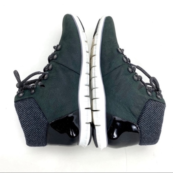 COLE Haan Zerogrand Nubuck Waterproof Sneaker Hiker Boots Black Size10 #W17873 - Picture 6 of 9